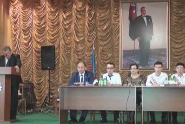 Bərdədə tələbələrlə görüş keçirilib