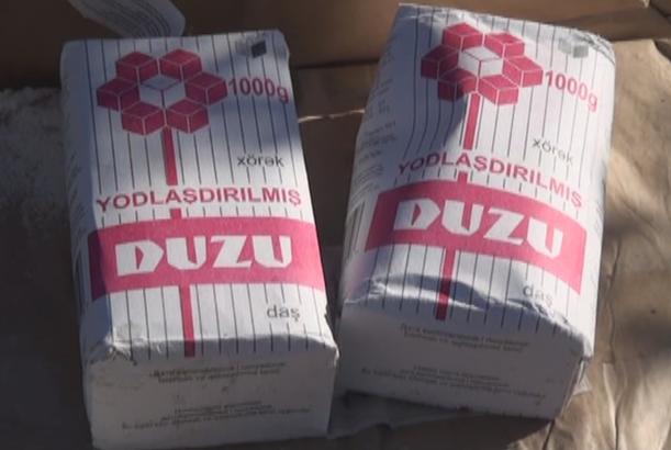 Saxta duzlar aşkarlanaraq satışdan çıxarılıb