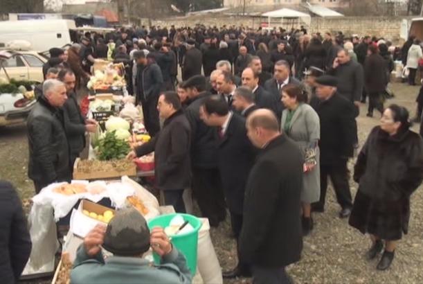 Qazaxda kənd təsərrüfatı məhsullarının satışı yarmarkası təşkil olunub