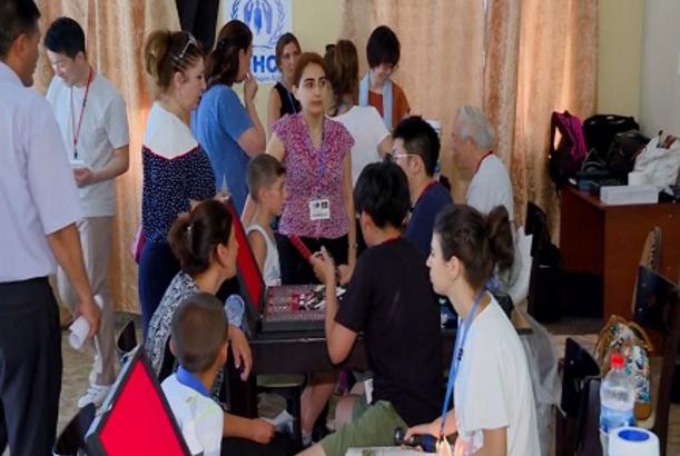 Məcburi köçkünlərə humanitar dəstək
