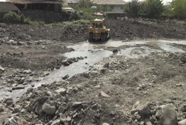 Zaqatala kəndləri üçün təhlükə yaradan çaylar