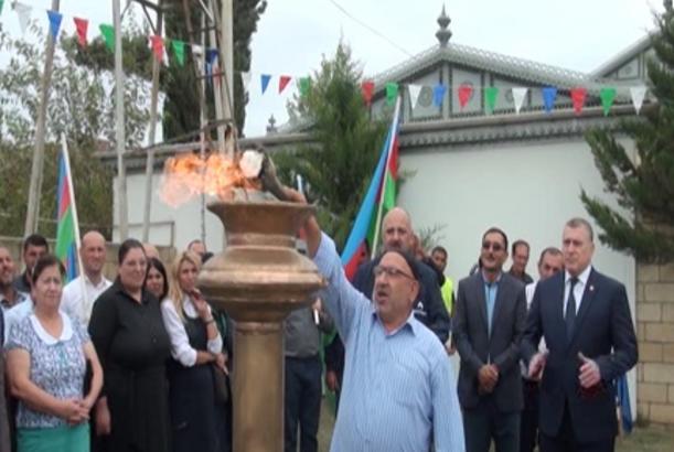 Saatlının daha bir kəndinə təbii qaz verilib
