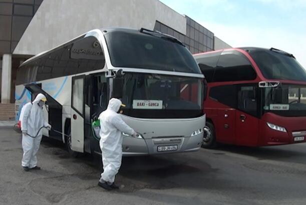 Azərbaycanın ikinci böyük avtovağzalında dezinfeksiya işləri aparılıb