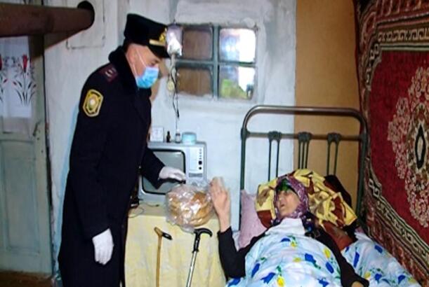 Gədəbəy polisi aztəminatlı ailələri çörəklə təmin edəcək
