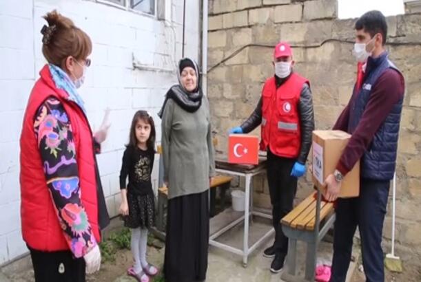 TİKA imkansız ailələrə ərzaq və təmizlik ləvazimatları paylayıb