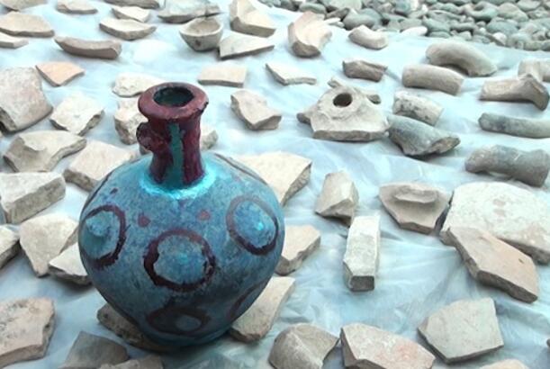 Ağdamda əkin sahəsindən tarixi əşyalar tapılıb
