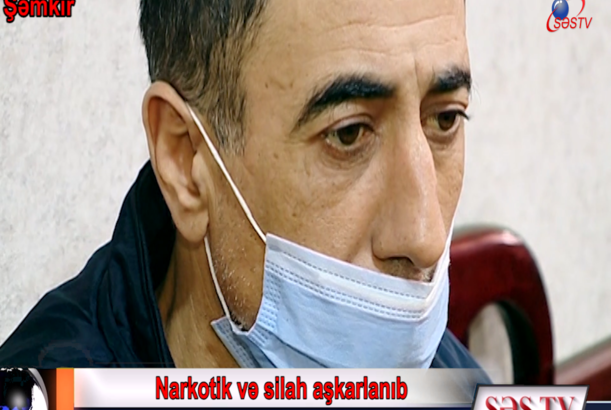 Şəmkir sakinindən narkotik və silah aşkarlanıb