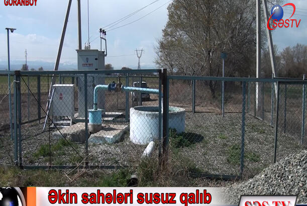 Goranboyda əkin sahələri susuz qalıb