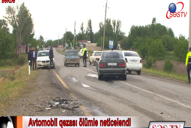 Bərdədə dəhşətli qəza - ölən var