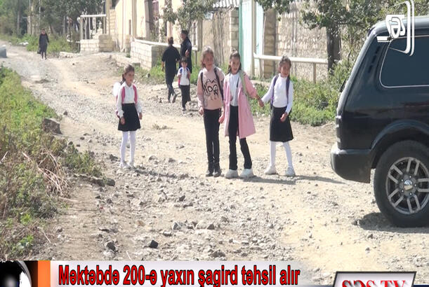 Gədəbəydə yararsız məktəb binasında dərs keçirilir
