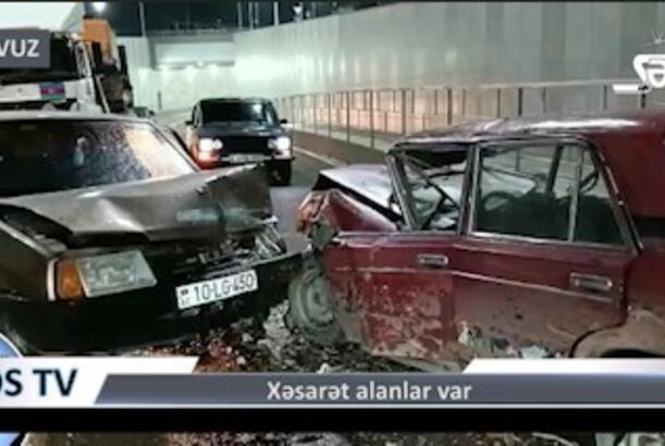 Tovuzda zəncirvari yol qəzası