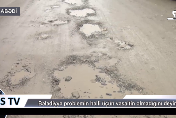 Ağcabədidə yol problemi həllini gözləyir