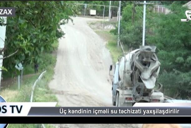 Qazaxın üç sərhəd kəndinin içməli su təchizatı yaxşılaşdırılır