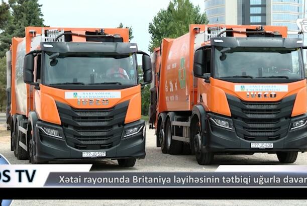 Xətai rayonunda Britaniya layihəsinin tətbiqi uğurla davam edir