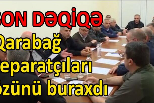 Azərbaycan polisi Xankəndidə - Qarabağ separatçıları özünü buraxdı