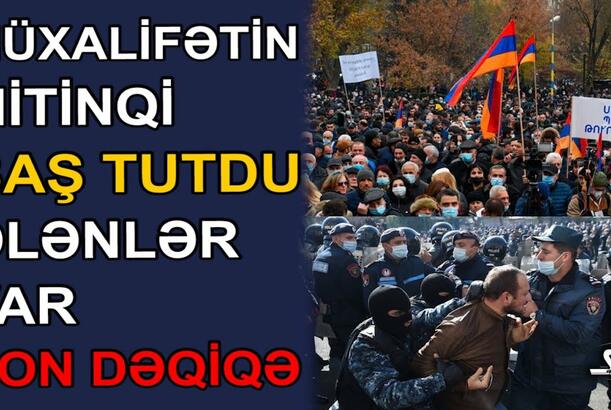 Müxalifətin mitinqi baş tutdu, ölənlər var