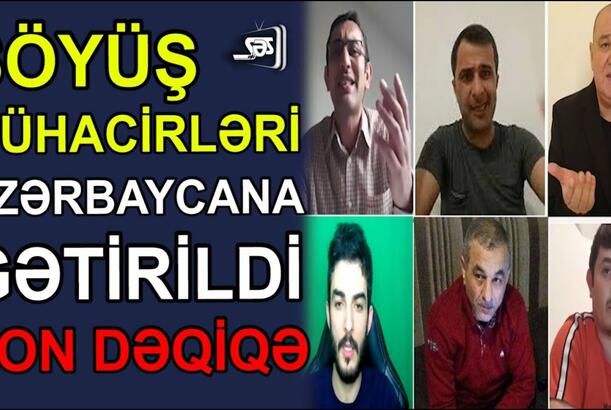 Söyüş mühacirləri Azərbaycana gətirildi