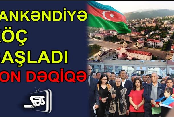 Xankəndiyə köç başladı