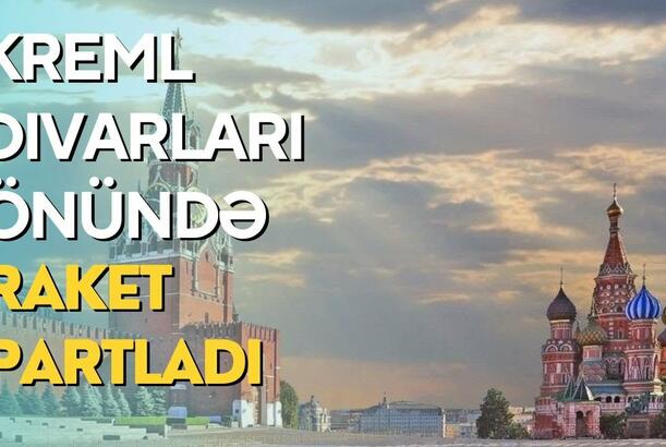 Kreml divarları önündə raket partladı