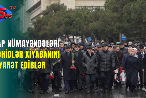 YAP nümayəndələri Şəhidlər Xiyabanını ziyarət ediblər
