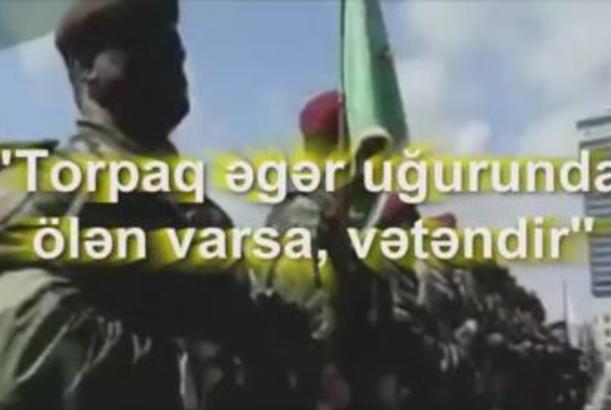 “Torpaq əgər uğrunda ölən varsa, vətəndir” 15.10.2014