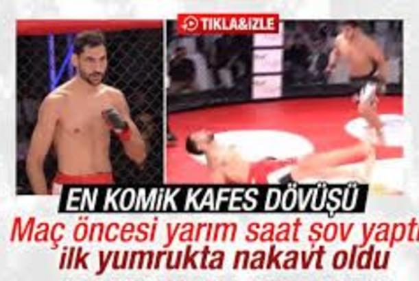 Yarım saat şou göstərdi, 9 saniyəyə nokaut oldu