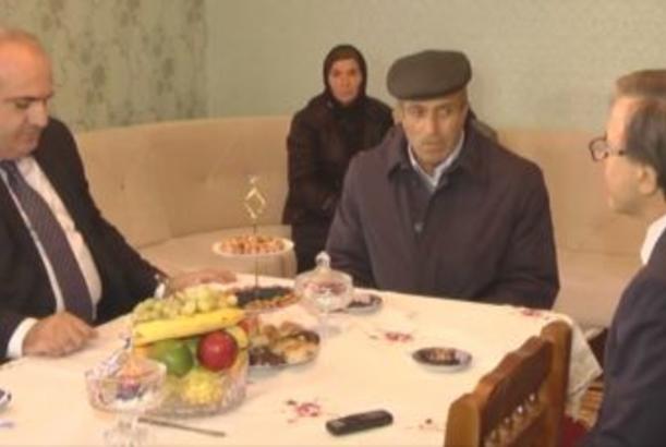 Aprel döyüşlərində şəhid olan əsgərin ailəsinə ev verildi