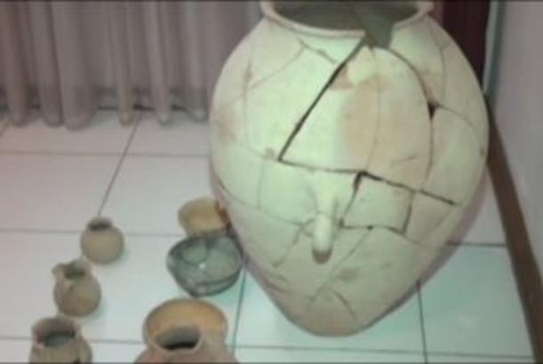 Yevlaxda antik dövrə aid əşyalar aşkarlanıb
