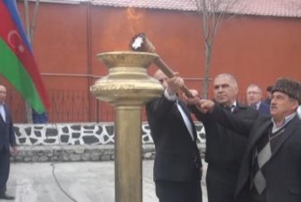 Şəkinin daha bir kəndinə təbii qaz verilib
